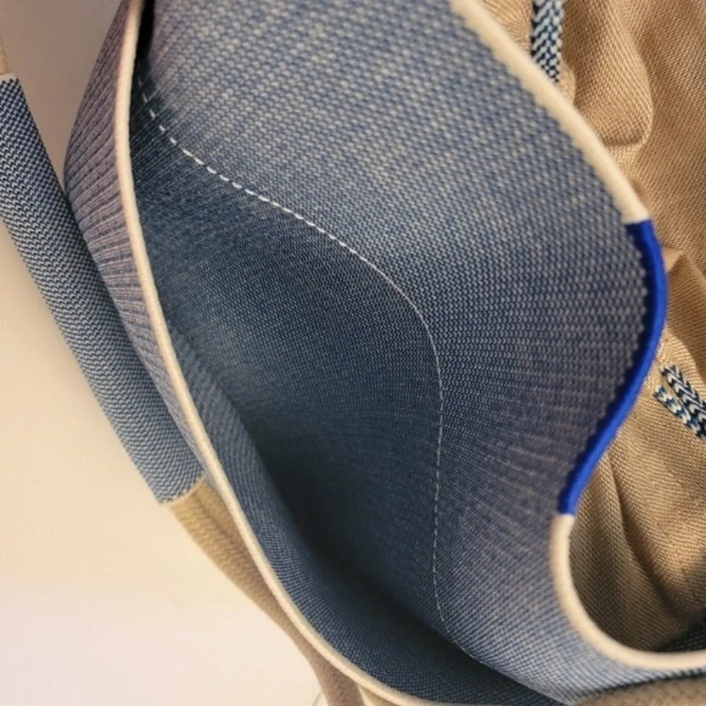 Rothy's The Pail Drawstring Bag in Indigo Cloud - Picture 10 of 10